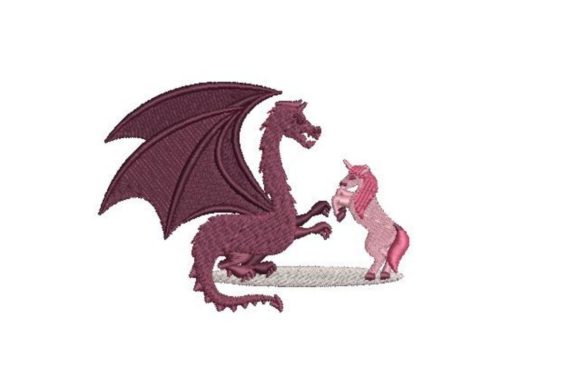 Dragon and Unicorn: A Holiday Embroidery Review