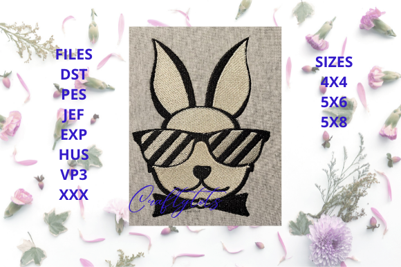 Hip Bunny in Bowtie: A Seasonal Embroidery Review