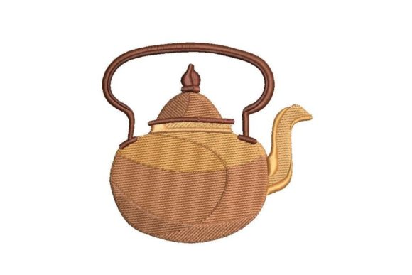 Review: Antique Copper Teapot Embroidery Design