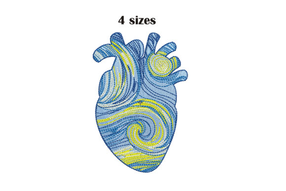 Review: Heart in the Starry Night Embroidery Design