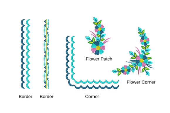 Reviewing Border Corner Flower Patch for Gifts