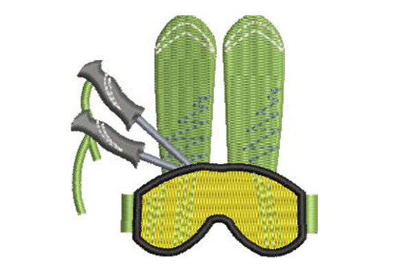 Ski Equipment Logo: A Holiday Stitch Review