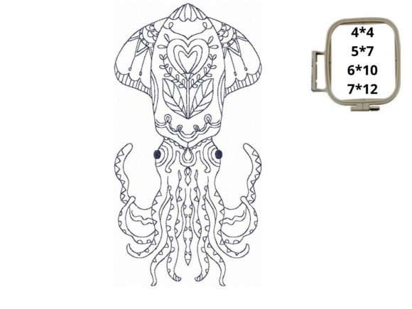 Squid Embroidery Design: A Craft Fair Seller’s Review