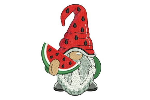Watermelon Gnome: A Summer Embroidery Review